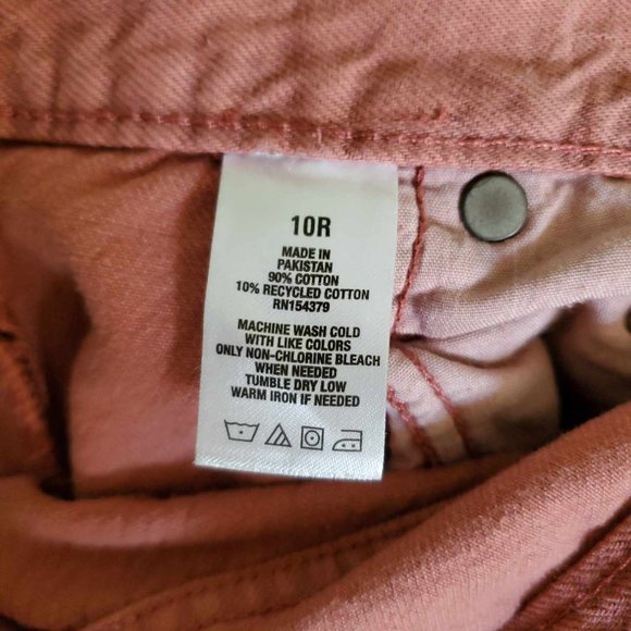 Aeropostale Size 10R 90's Baggy Mauve Jeans Holes Destroyed NEW with TAGS - Picture 7 of 7